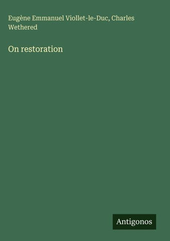 On restoration