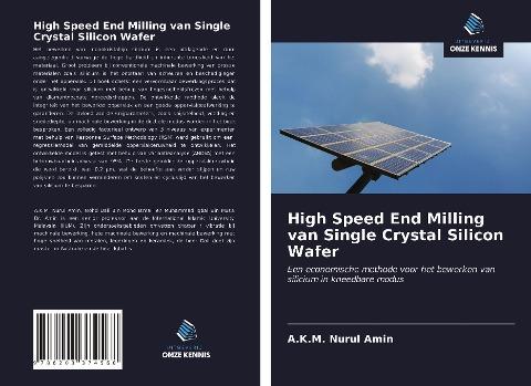 High Speed End Milling van Single Crystal Silicon Wafer