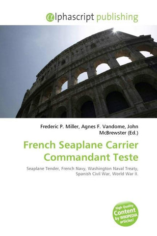 French Seaplane Carrier Commandant Teste