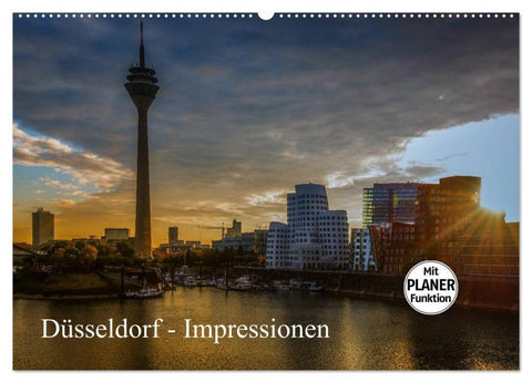 Düsseldorf - Impressionen (Wandkalender 2026 DIN A2 quer), CALVENDO Monatskalender