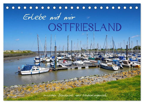 Erlebe mit mir Ostfriesland (Tischkalender 2026 DIN A5 quer), CALVENDO Monatskalender