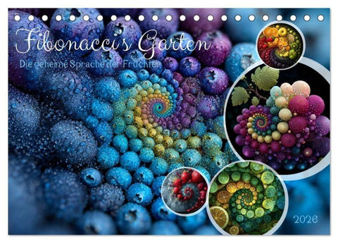 Fibonacci’s Garten (Tischkalender 2026 DIN A5 quer), CALVENDO Monatskalender