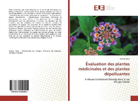 Évaluation des plantes médicinales et des plantes dépolluantes