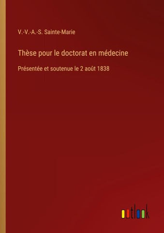 Thèse pour le doctorat en médecine