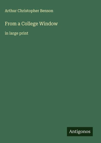 From a College Window