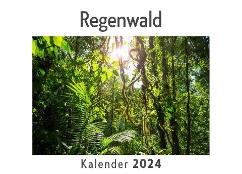 Regenwald (Wandkalender 2024, Kalender DIN A4 quer, Monatskalender im Querformat mit Kalendarium, Das perfekte Geschenk)