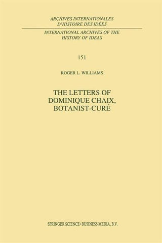 The Letters of Dominique Chaix, Botanist-Curé