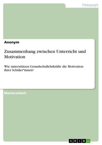 Zusammenhang zwischen Unterricht und Motivation