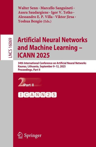 Artificial Neural Networks and Machine Learning – ICANN 2025