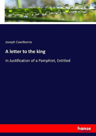 A letter to the king