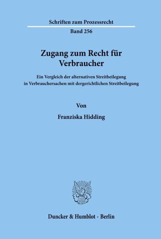 Zugang zum Recht für Verbraucher.