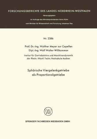 Sphärische Viergelenkgetriebe als Proportionalgetriebe