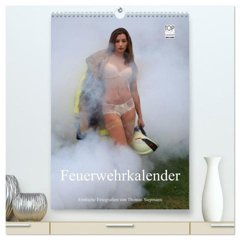Feuerwehrkalender – Erotische Fotografien von Thomas Siepmann (hochwertiger Premium Wandkalender 2026 DIN A2 hoch), Kunstdruck in Hochglanz