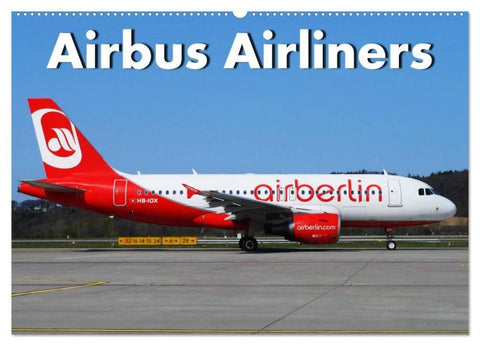 Airbus Airliners (Wandkalender 2026 DIN A2 quer), CALVENDO Monatskalender