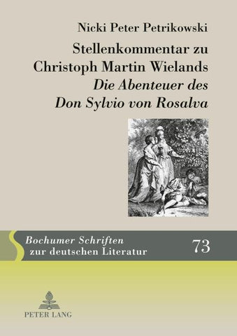 Stellenkommentar zu Christoph Martin Wielands «Die Abenteuer des Don Sylvio von Rosalva»