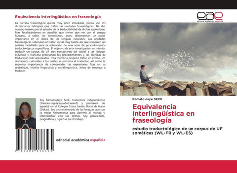 Equivalencia interlingüística en fraseología