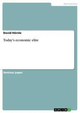 Today's economic elite