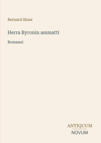 Herra Byronin ammatti