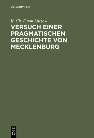Versuch einer pragmatischen Geschichte von Mecklenburg