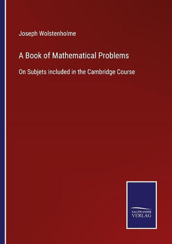 A Book of Mathematical Problems