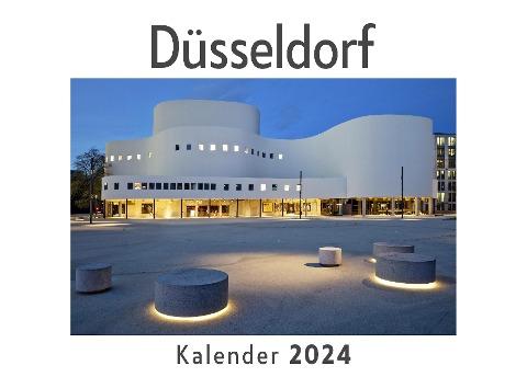 Düsseldorf (Wandkalender 2024, Kalender DIN A4 quer, Monatskalender im Querformat mit Kalendarium, Das perfekte Geschenk)