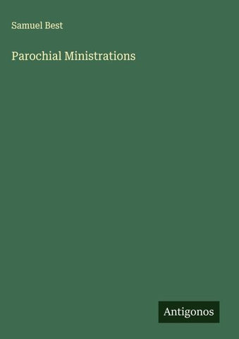 Parochial Ministrations