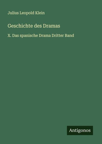 Geschichte des Dramas