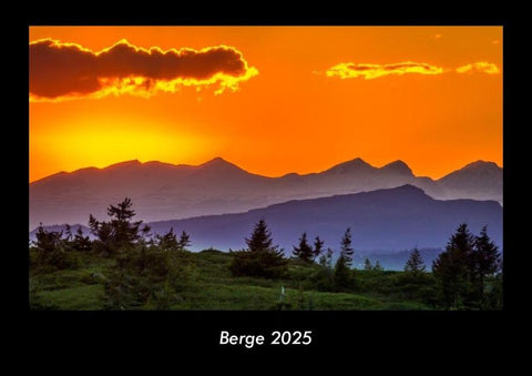 Berge 2025 Fotokalender DIN A3