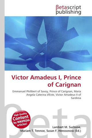 Victor Amadeus I, Prince of Carignan