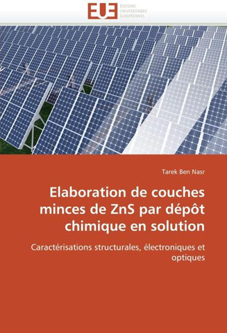 Elaboration de couches minces de ZnS par dépôt chimique en solution