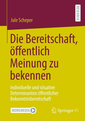 Die Bereitschaft, öffentlich Meinung zu bekennen