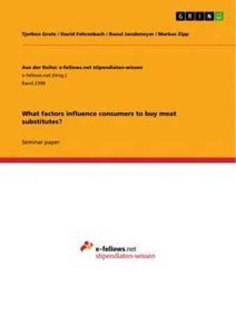 What factors influence consumers to buy meat substitutes?