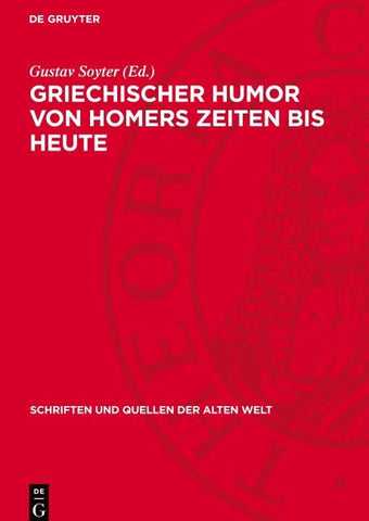 Griechischer Humor von Homers Zeiten bis heute