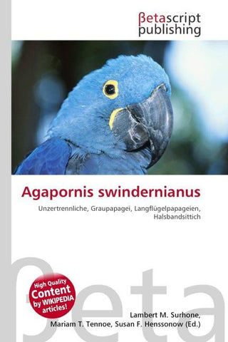 Agapornis swindernianus