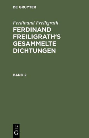 Gesammelte Dichtungen. Band 2