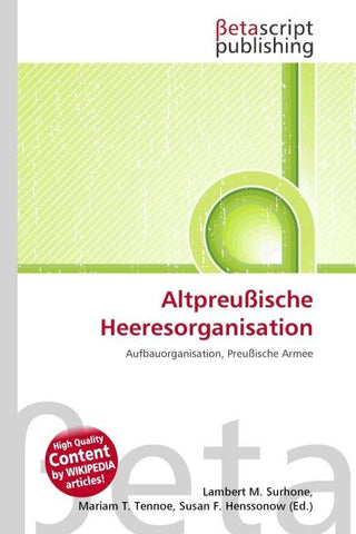 Altpreußische Heeresorganisation