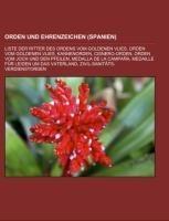Orden und Ehrenzeichen (Spanien)