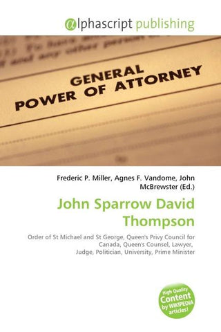 John Sparrow David Thompson