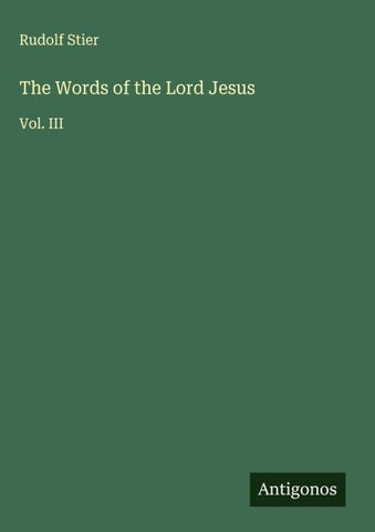 The Words of the Lord Jesus