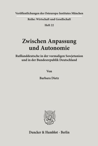Zwischen Anpassung und Autonomie.