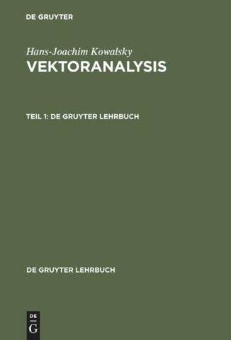 Vektoranalysis. Teil 1