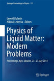 Physics of Liquid Matter: Modern Problems
