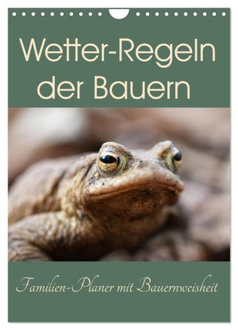Wetter-Regeln der Bauern (Wandkalender 2026 DIN A4 hoch), CALVENDO Monatskalender