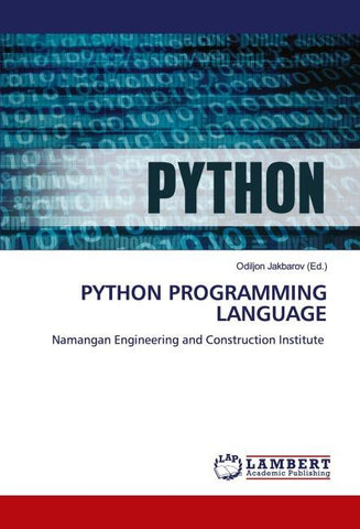 PYTHON PROGRAMMING LANGUAGE