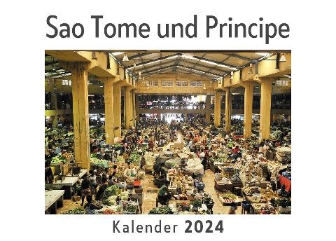 Sao Tome und Principe (Wandkalender 2024, Kalender DIN A4 quer, Monatskalender im Querformat mit Kalendarium, Das perfekte Geschenk)