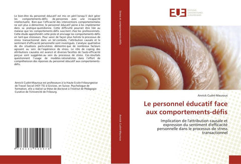 Le personnel éducatif face aux comportements-défis
