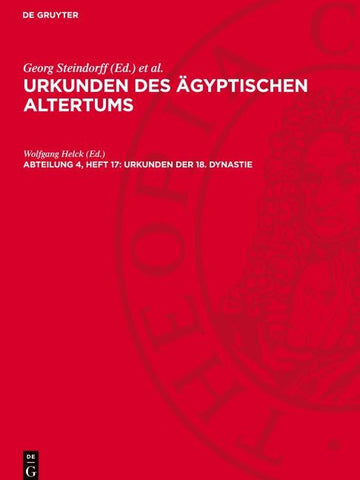 Historischen Inschriften Thutmosis' III. und Amenophis' II.