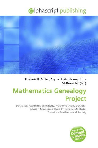 Mathematics Genealogy Project