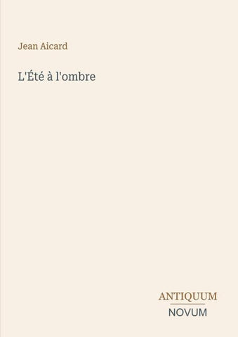 L'Été à l'ombre