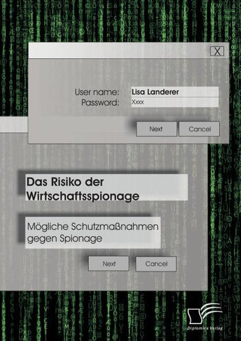 Das Risiko der Wirtschaftsspionage: Mögliche Schutzmaßnahmen gegen Spionage